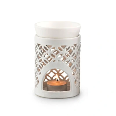 Afbeelding van Pyjoma geurlamp, keramiek, wit, 12 x 12.5 cm