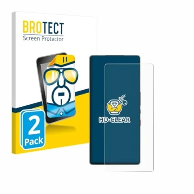 Afbeelding van BROTECT Screenprotector voor ZTE Nubia Red Magic 10 Pro Folie Beschermfolie transparant (2 Stuks)