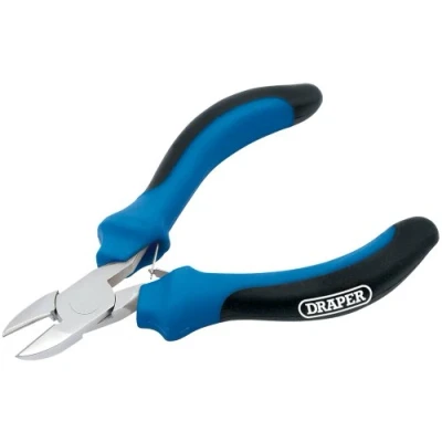 Afbeelding van Draper 12543 Mini Diagonale Zijsnijder, 110mm, Blauw