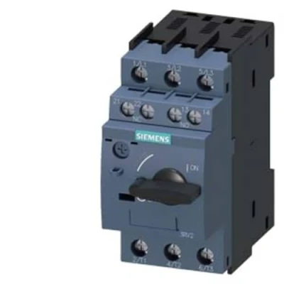 Afbeelding van Siemens 3RV2011 1EA15 Vermogensschakelaar 1 stuk(s) Instelbereik (stroomsterkte): 2.8 4 A Schakelspanning (max.): 690 V/AC (b x h d) 45 97 mm
