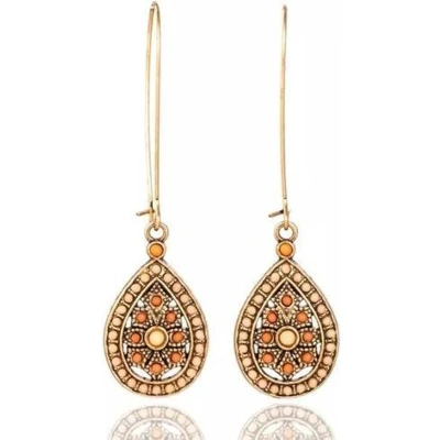 Afbeelding van Jomide Oorhangers Vintage Boho Oranje