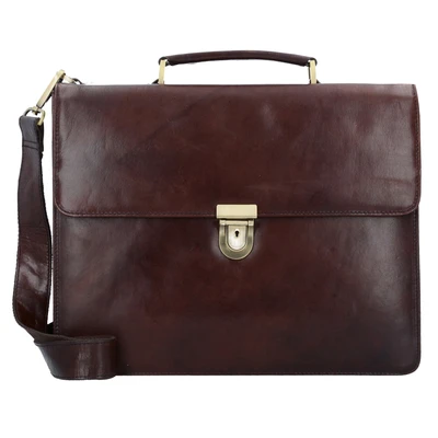 Afbeelding van Leonhard Heyden Cambridge aktetas 1 vaks 13 inch Roodbruin
