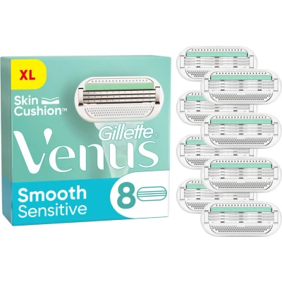 Afbeelding van Gillette Venus Scheermesjes Smooth Sensitive 8 stuks