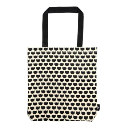 Afbeelding van Moses Boodschappentas Ed, The Cat 10 Liter Zwart/wit