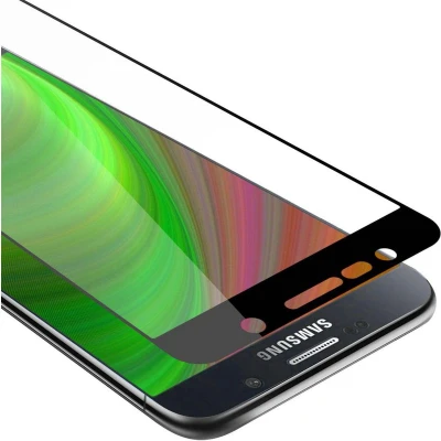 Afbeelding van Cadorabo Screenprotector geschikt voor Samsung Galaxy NOTE 5 Volledig scherm pantserfolie Beschermfolie in TRANSPARANT met ZWART Gehard (Tempered) display beschermglas 9H hardheid 3D Touch
