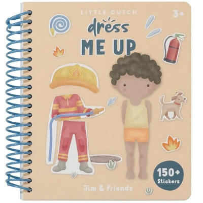 Afbeelding van Little Dutch Jim And Friends Aankleedboek