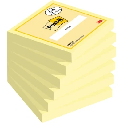 Afbeelding van Post it Plaknotitie 7100199885 76 mm x Geel 600 vellen