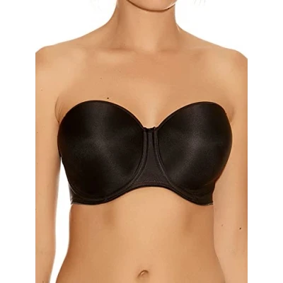 Afbeelding van Fantasie Smoothing Moulded Strapless Bra Zwart C 80 Dames