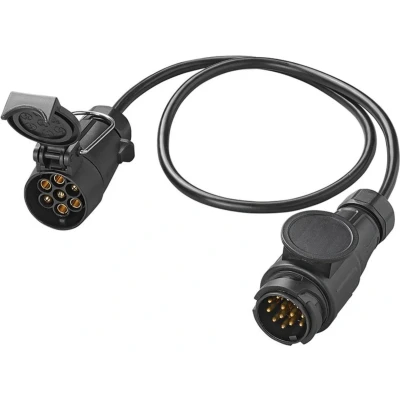 Afbeelding van Pro Plus Verloopkabel 80 cm 13 Polig Stekker naar 7 Contrastekker blister