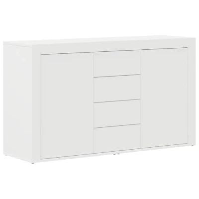 Afbeelding van vidaXL Witte Dressoir Wit Hout 120 x 36 69 cm Opslag