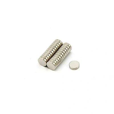 Afbeelding van First4magnets F323SC 20 Diameter Dikke Samarium Kobalt Magneet 0,7 kg aantrekkingskracht (2 stuks verpakking), 8 mm Dia x 2 dik,
