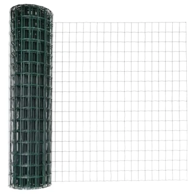 Afbeelding van vidaXL Euro Hek Groen 1.4x10 m Staal