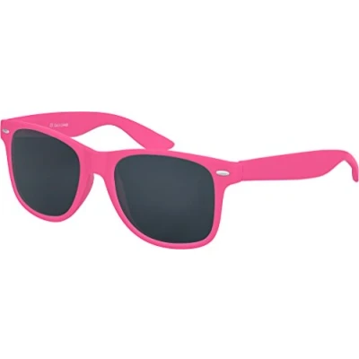 Afbeelding van Balinco Zonnebril UV400 CAT 3 CE Rubber met veerscharnier voor dames &amp; heren (roze smoke)