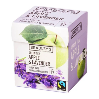 Afbeelding van Bradley&#039;s Favourites Green Tea Apple Lavender (60x 1,75gr)