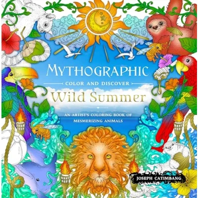 Afbeelding van Mythographic Color and Discover: Wild Summer: An Artist’s Coloring Book of Mesmerizing Animals