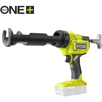 Afbeelding van RYOBI One RCG18 0 snoerloos cartridgepistool, 18 V, instelbare debiet, druk tot 2225 N, voor cartridges: 310 ml, ideaal siliconen, afdichtmiddel en lijm, nauwkeurig werk, batterij niet inbegrepen