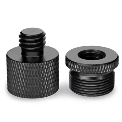 Afbeelding van 2 stuks microfoonhouder adapter 5/8 naar 3/8 schroeven schroefdraad voor camera statief Frgyee