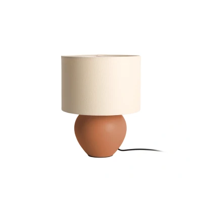 Afbeelding van Leitmotiv Tafellamp Alma Cone Karamelbruin