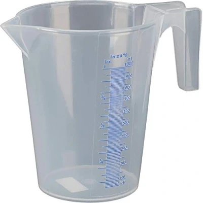 Afbeelding van Maatkan 1 liter transparant