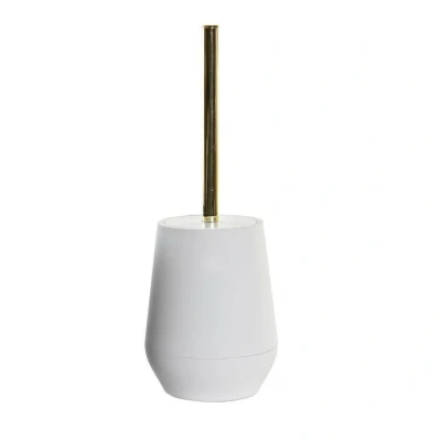 Afbeelding van Items Toiletborstel luxe houder wit polystone 35 x 12 cm