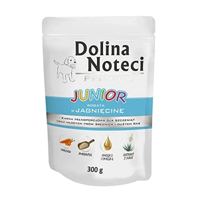 Afbeelding van Dolina Noteci Droogvoer voor honden, 300 g Junior Jagnie Saszetka / 10