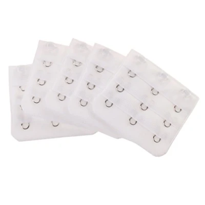 Afbeelding van Siepificius 5 stks Elastische BH Strap Extension Extenders 3X 3 Haak Wit, 8