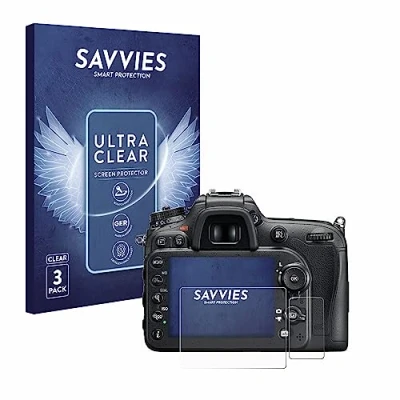 Afbeelding van Savvies Screenprotector voor Nikon D7200 Folie Beschermfolie transparant (6 Stuks)