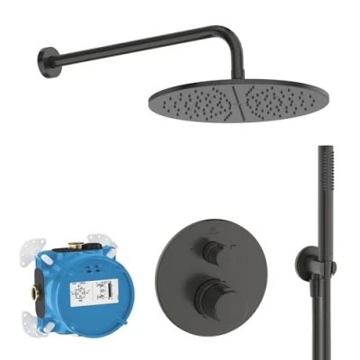 Afbeelding van Ideal Standard Ceratherm Showerpower set Magnetic Grey