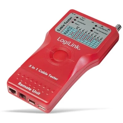 Afbeelding van LogiLink WZ0014 Spanningmeter RJ/BNC/USB kabels