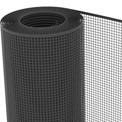 Afbeelding van TENAX Kunststof net Quadra 10, antraciet, 1,00 x 5 m, multifunctioneel beschermingsnet voor balkons, terrassen, poorten en hekken