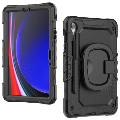 Afbeelding van Mobilize Rotating Defender Case Stand Function for Samsung Galaxy Tab S9 11/S9 FE 10.9 Black