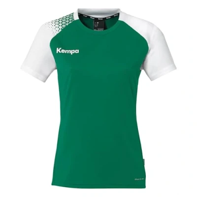 Afbeelding van Kempa Ambition Sport Tshirt, Dames, Maat: Medium, Lagune weiß
