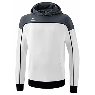 Afbeelding van CHANGE by erima sweatshirt met capuchon wit/slate grey/zwart / XL