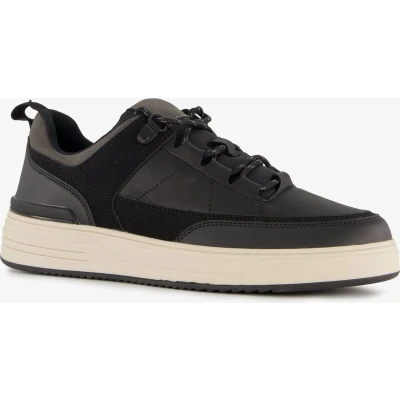 Afbeelding van Blue Box heren sneakers zwart Maat 40 Uitneembare zool