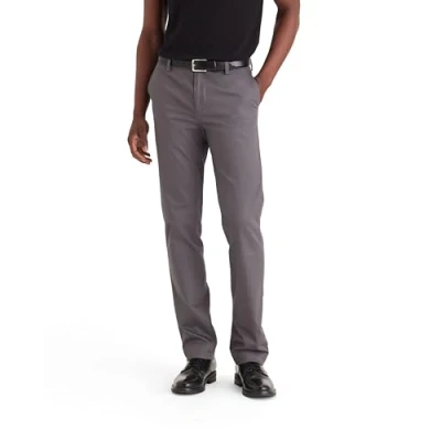 Afbeelding van Dockers Signature Kaki slim fit broek voor heren, magnet, 34W x 36L