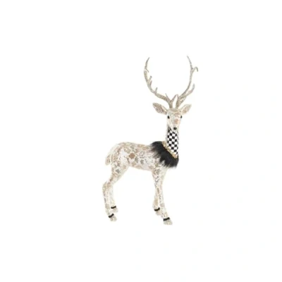 Afbeelding van Kerstversiering Dkd Home Decor Zwart Gouden Rendier 35 X 18 55 Cm