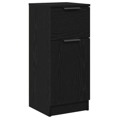 Afbeelding van vidaXL Dressoir Zwart eiken Bewerkt hout Middelgroot
