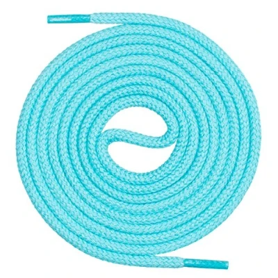 Afbeelding van Mount Swiss Ronde premium veters van 100% katoen, zeer scheurvast, kleur turquoise, lengte 130 cm