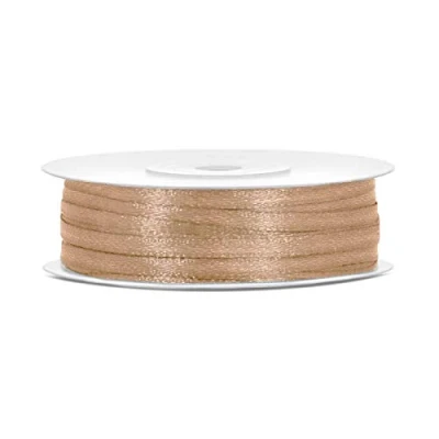 Afbeelding van Satijnlint Polyester Strik En Geschenkverpakking 6/12/25/38/50/100mm x 25m (Maat 3mm Kleur Goud)