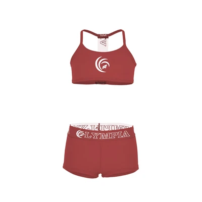 Afbeelding van Olympia SET Bikini voor kinderen, Maat: 104, Rot