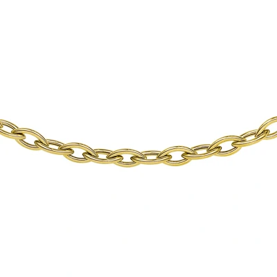 Afbeelding van Ketting Ovale schakels geelgoud 5 mm 45 cm