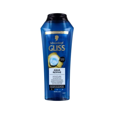 Afbeelding van 3x Gliss Aqua Revive Shampoo 250 ml