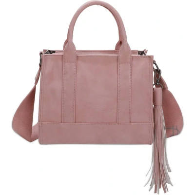 Afbeelding van Fritzi aus Preußen Schoudertas Handtas Square Vintage Crossbody Bag Candy Zalmroze
