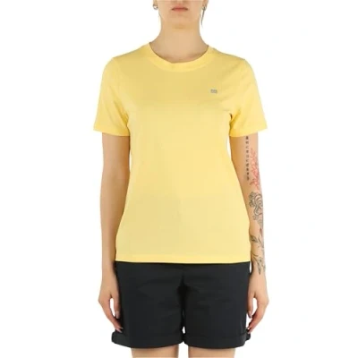 Afbeelding van Tommy Hilfiger Contrast FLAG TEE Tshirt basic, Dames, Maat: Medium, Citronella