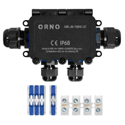 Afbeelding van Opbouw Lasdoos IP68 T Type (2x M20 + 2x M16) Waterdicht Slagvast