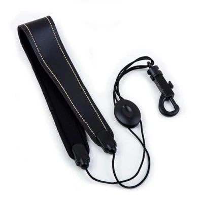 Afbeelding van fuxunamz Saxofoon riem, band, verstelbare gevoerde Sax draagriem, minder stress ergonomie design Strap voor oud, tenor, sopraan saxofoon, zwart