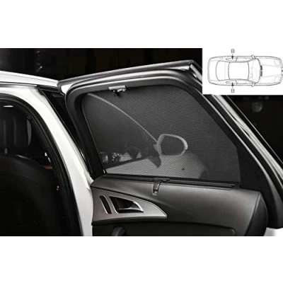 Afbeelding van Car Shades Set (achterportieren) passend voor Kia Stonic 2017 (2 delig)