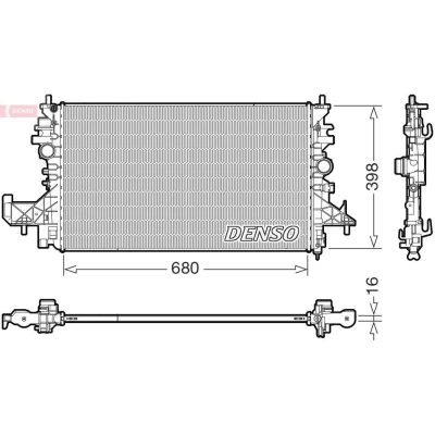 Afbeelding van Denso Radiateur DRM20128