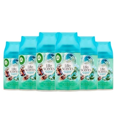Afbeelding van Airwick Navulling Turquoise Oase voor Freshmatic Max 6 stuks (6 x 250 ml)