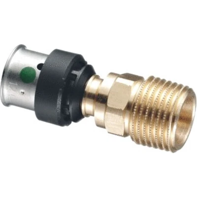 Afbeelding van Viega Smartpress overgangsstuk brons 16 mm pers x 3/8&quot; bu.dr.